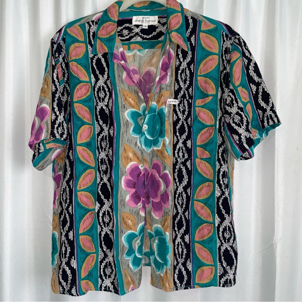 Guess by Marciano Multicolor Floral Top